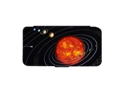 Capa Flip Para Iphone 17 Pro Com Estampa Do Sistema Solar