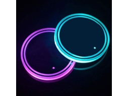 Luzes de Apoio para Copo LED 2pcs com 7 Cores Carregamento USB S/MARCA