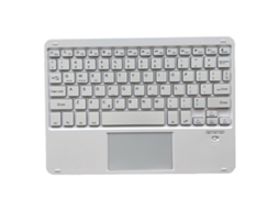 Teclado Bluetooth Sem Fio Ultrafino Com Trackpad Teclado Recarregável Universal Para Dispositivos Ipad, Ios, Android E Windows Aquaforge