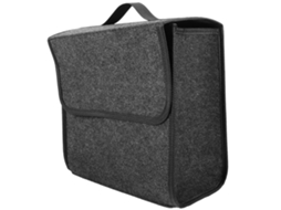 Organizador Retangular Para Porta Malas De Carro Cinza Escuro, 30,00 X 28,00 X 17,00 Cm, Dobrável, 1 Conjunto Olysi Shop