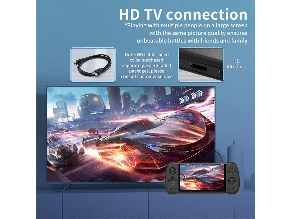 Console De Videogame Portátil X55 16 Gb 128 Gb 5,5 Polegadas 1280 X 720 Ips Sistema Pos Player De Videogame Arcade Retrô Ly Ebike