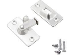 Trava De Porta Celeiro Com Gancho Metal Fundido, Textura Rústica, Decoração Campestre, Ornamento Para Portas De Banheiro