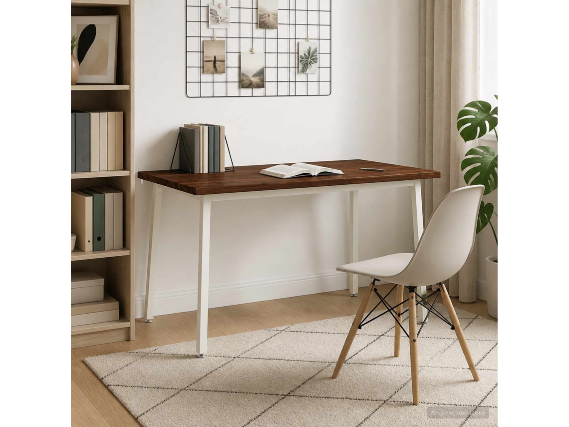 Vidaxl 140 X 80 X 75 Cm Madeira Sólida De Acácia Retangular