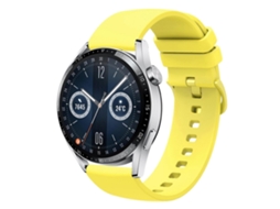 Pulseira De Silicone Macio De Cor Sólida Para Huawei Watch Gt3 46mm 22mm