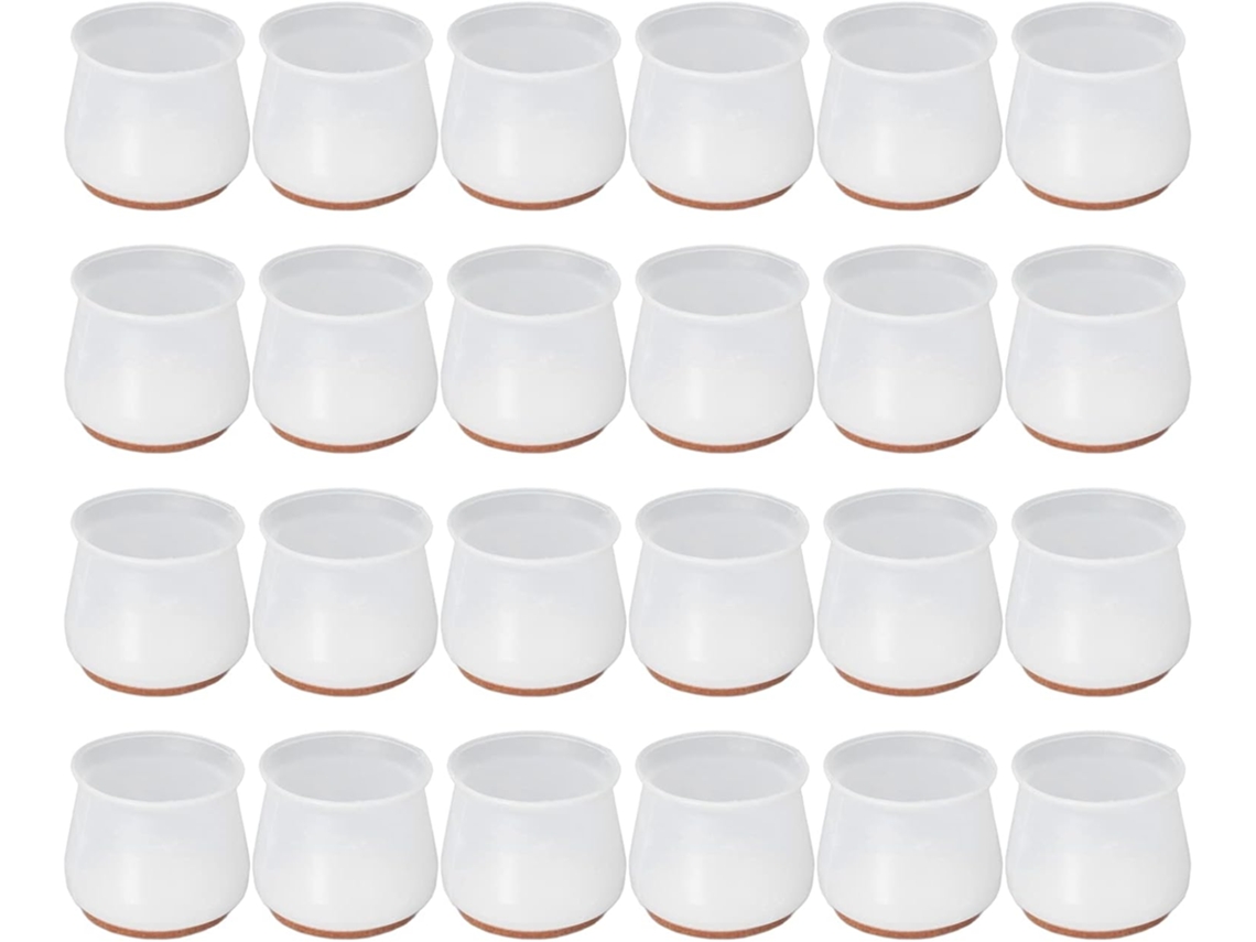 Protetores De Piso Para Pés Cadeiras, Capas Silicone Com Almofada