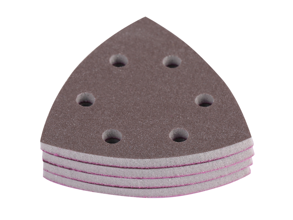 4pcs Lixa Triangular com 6 Buracos 300 400 para Polimento com S/MARCA