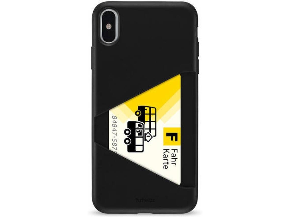 Capa iPhone XS Max ARTWIZZ Card Preto