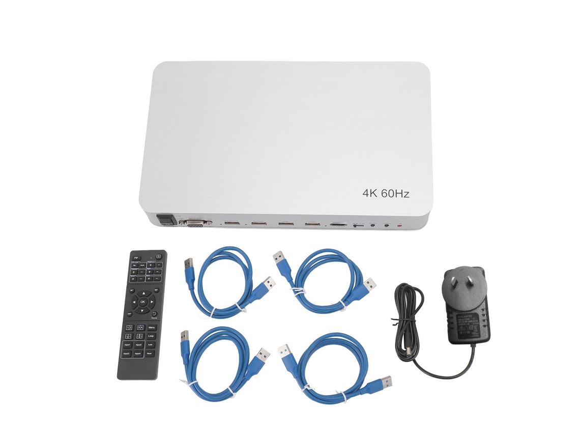Switch Kvm 4 Portas LAXISCREED 4k60hz 2k120hz