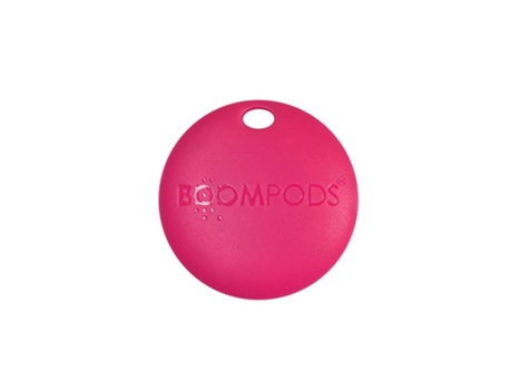 Porta-chaves Airtag Modelo Boomtag compatível com Apple Find My Ipx5 Pink Boompods