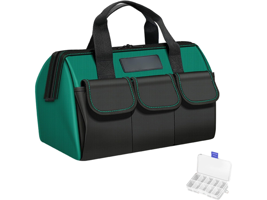Bolsa para ferramentas com 16 ou 18 dobras, resistente e com grande capacidade de armazenamento.