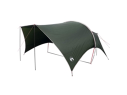 Conjunto 1 Tarp De Camping Vidaxl Verde Poliéster (550 X 400 X 230 Cm)