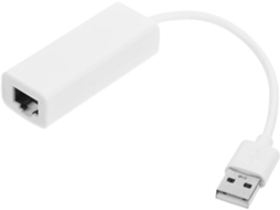 Rj45 2.0 Elegante Em Abs Branco Para Rápida Internet Fio Laptops