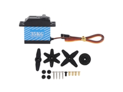 Servo de Guincho RC Resistente à Água para Carro Crawler 1/10 Barco Robô Azul S/MARCA