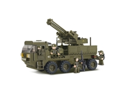 Construção SLUBAN Army - LF Heavy Transporter (Idade Mínima: 6 - 306 Peças)