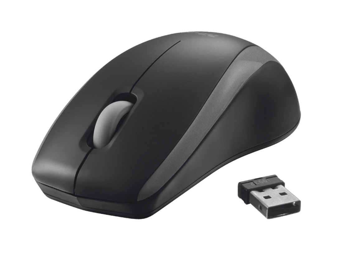 Rato TRUST Carve (Regular - Preto)