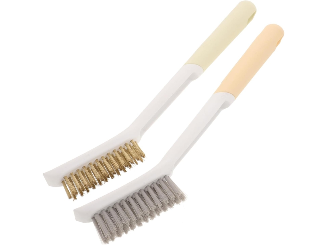 Escova De Limpeza Para Fogão E Forno, Desengordurante, 2 Peças De Fio Nylon E Cobre Para Limpeza Potente Cozinhas