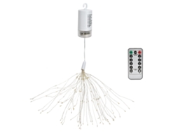 Rebe-luces De Fuego Artificial Com Controle Remoto, 8 Modos Impermeáveis, Luces De Estrela Coloridas Para Decoração