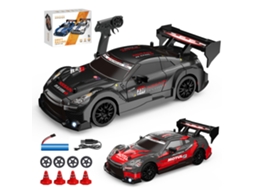 Azulenoze 8601 8602 Rtr 1/24 2.4g 4wd 30km/h Drift Rc Carro Gtr de Corrida de Alta Velocidade com Luzes Led Veículos On road Modelos Brinquedos MDUG
