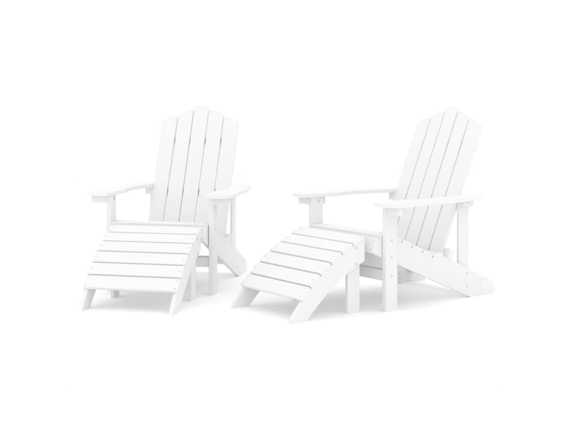 Garden Chair, Garden Chairs Vidaxl Branco Polietileno (n/a)