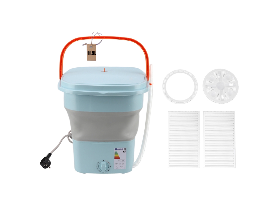 Laxiscreed Máquina De Lavar Plegável 11,5l, Leve E Compacta, Totalmente Automática