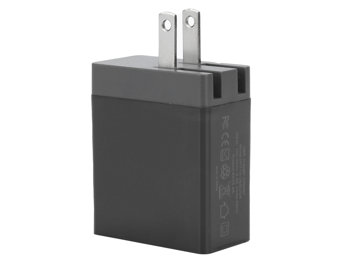Carregador LAXISCREED 5V 3.4A com display digital inteligente e design plegável