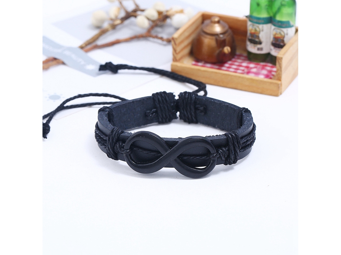 Pulseira Com Cordão De Mão E Alliage De Oito Letras