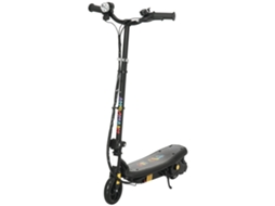 Scooter Elétrica 120w para 7 14 Anos, 12km/h e Autonomia 10km, na Cor Preta