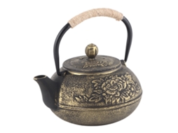 Tetera De Ferro Fundido Estilo Japonês 900ml Com Coador Removível Para Chá