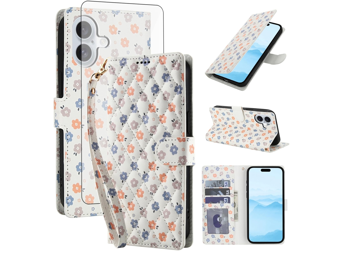 Capa De Celular Resistente A Impactos Com Protetor De Tela Para Iphone 17 - Multicolorida
