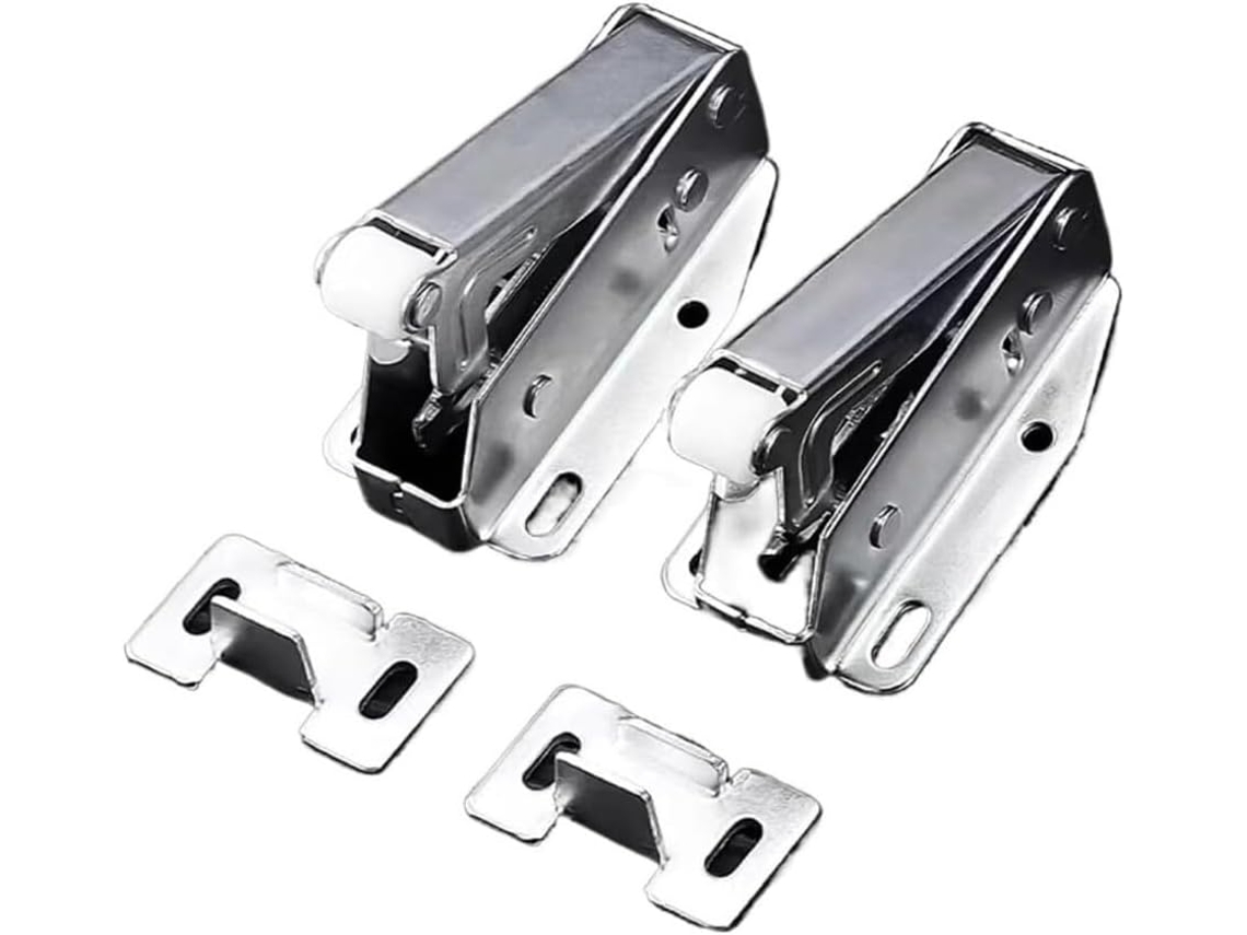Porta Date com abertura por pressão, trava para guarda-roupa, 2 peças.