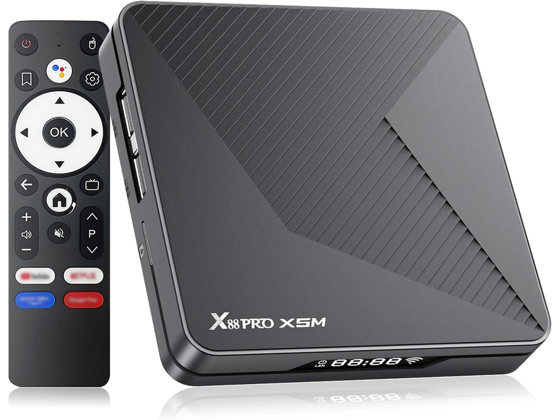 Android Tv Box 14.0, Android Box 4 Gb De Ram, 64 Gb De Armazenamento, Smart Box Para Tv Com Cpu Quad-core S905x5m De 2,0 Ghz (preto)