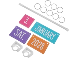 Calendário Diário para Fundamental, de Parede com Metal, Acadêmico Material CHABERLU