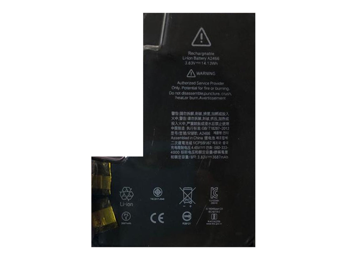 Bateria compatível com iPhone 12 Pro Max 3687mAh / Adesivo de alta qualidade (nova)