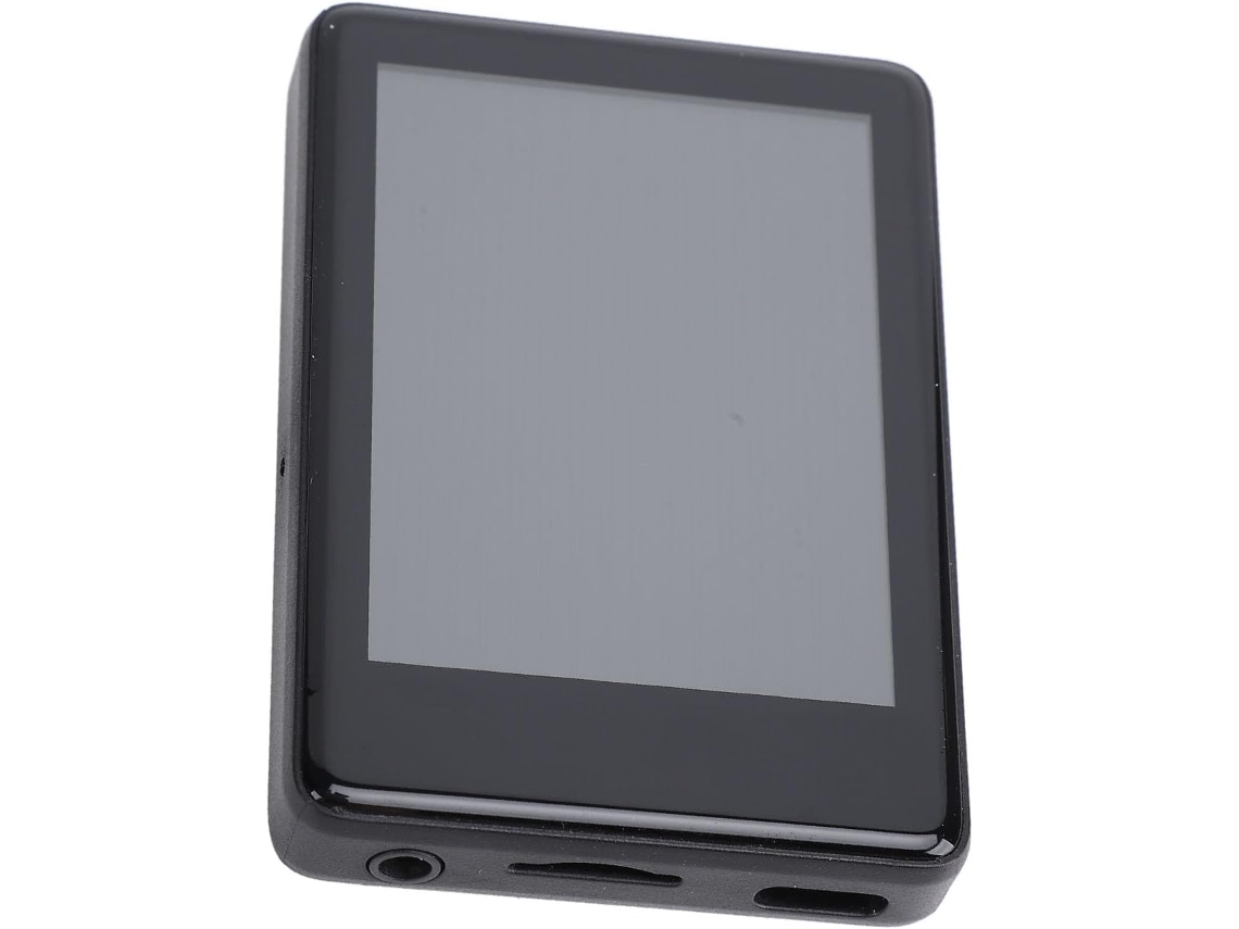 Reprodutor de MP3/MP4 de 64 GB com Bluetooth, tela de 1 polegada, portátil com tela sensível ao toque, áudio digital de 2,4 mm e entrada de áudio de 3,5 mm.