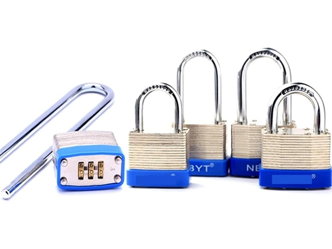 Cadeado De Combinação Em Aço Para Porta Armário Segurança, Armário De Academia, Cadeado Digital Com Senha De 3a 4 Códigos