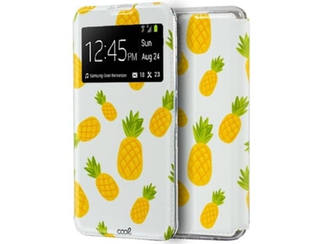 Funda  Flip Cover para Samsung A715 Galaxy A71 Dibujos Piñas