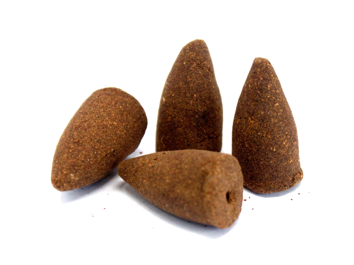Cones de Incenso para Refluxo Aromatika Sândalo 10 Cones 8X2.5X7 Cm