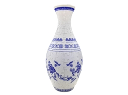 Quebra-cabeça 3d Em Abs, 160 Peças - Formato Tradicional De Vaso, Dimensões 11x11x25 Cm