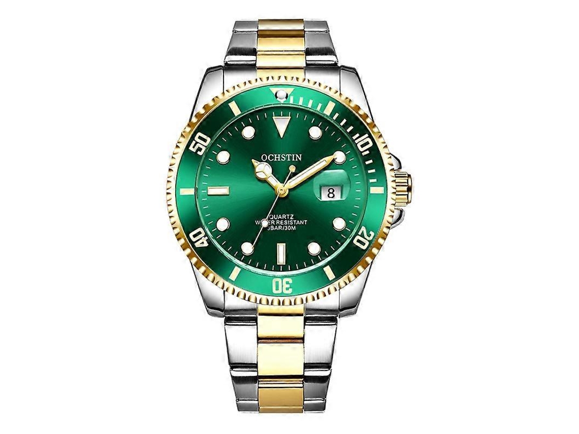 Relógio De Pulso Ochstin 5019f Fashion Business Com Calendário Único, À Prova D'água, Pulseira De Aço Inoxidável E Mecanismo De Quartzo.