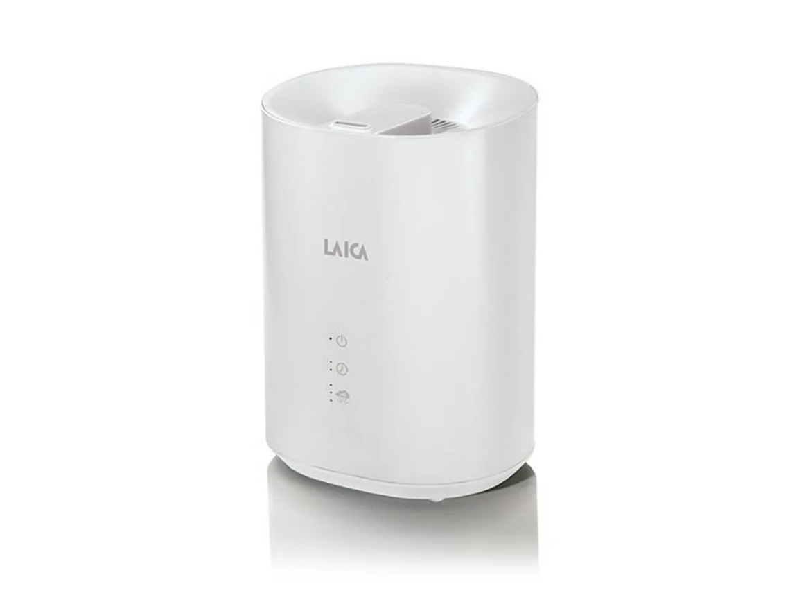 Laica Ultrasonic Humidifier And Essence Diffuser Hot Function 3 Speeds 3L White Hi3020W