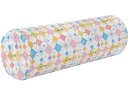 Travesseiro Cilíndrico para Pescoço Frodotgv Capa Removível e Lavável Dormir na Cama, Alívio da Dor, Estampa