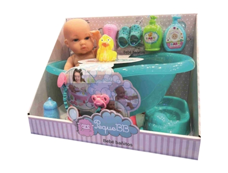 Boneca de banho para bebê 30 cm