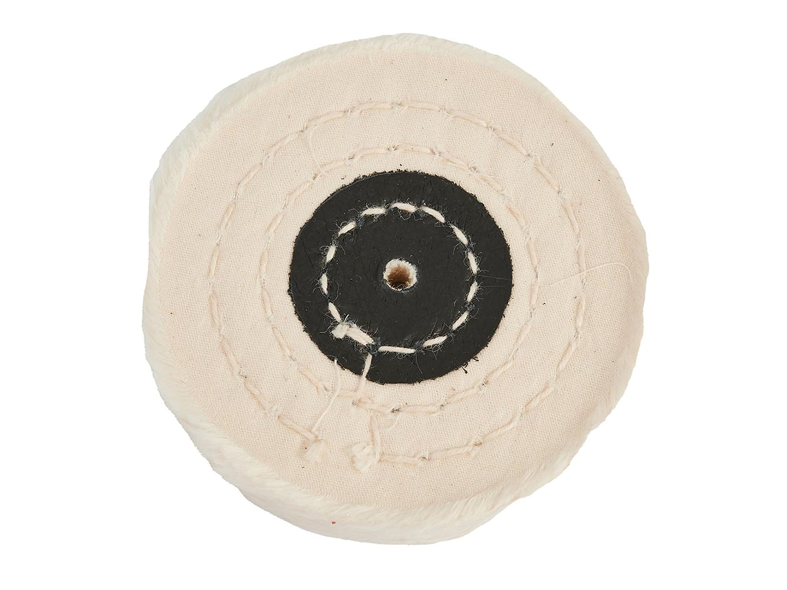 Disco De Polimento Algodão Branco 50a 150mm Para Joias E Espelhos Ferramenta Esmerilhadeira Discos 100mm 4 Polegadas