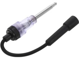 Testador De Faísca De Ignição Preto Para Sistema De Motor 12v Com Dois Furos Para Diagnóstico Em Metal E Plástico.