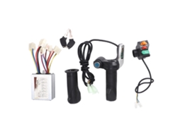 Kit de Modificação para Bicicleta Elétrica com Controlador de Motor 48v 500w, Mando de Aceleração e Tela Pontiaguda | S/MARCA