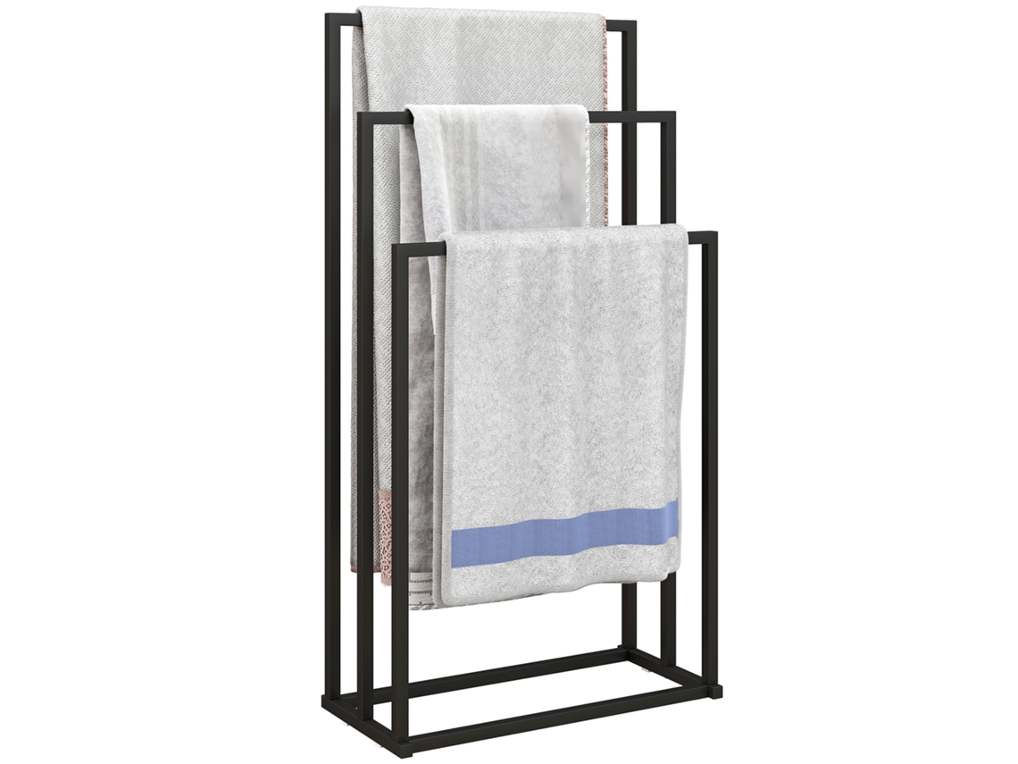 Toalheira com 3 barras, escada de aço 45x21,5x85 cm | S/MARCA