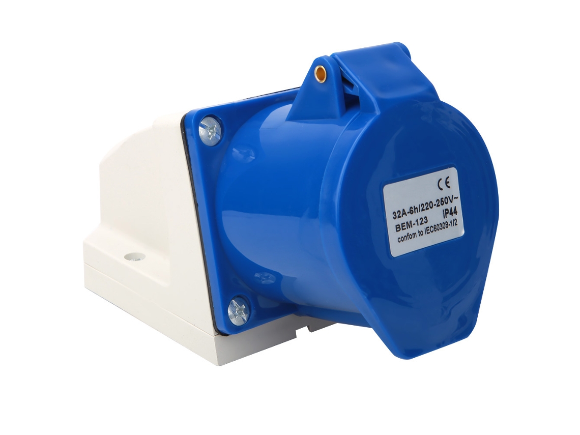Laxiscreed Tomadas Industriais Ip44 3 Pinos À Prova De Água Para Uso Exterior
