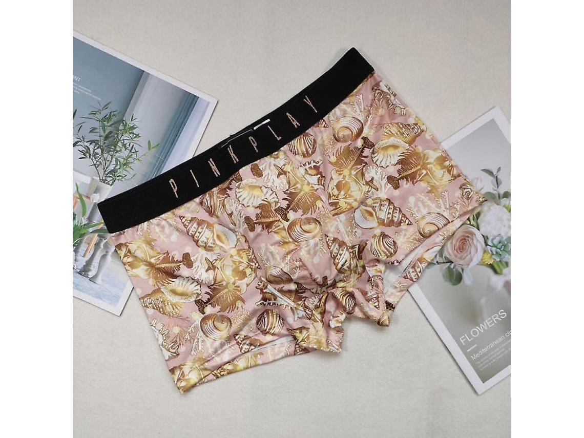 2026 roupa Interior de Pareja de Encaje Sexy de Seda Hielo Bajo Talón para Mulher e Boxer Confortável para Homem Secagem Rápida Sem Costuras
