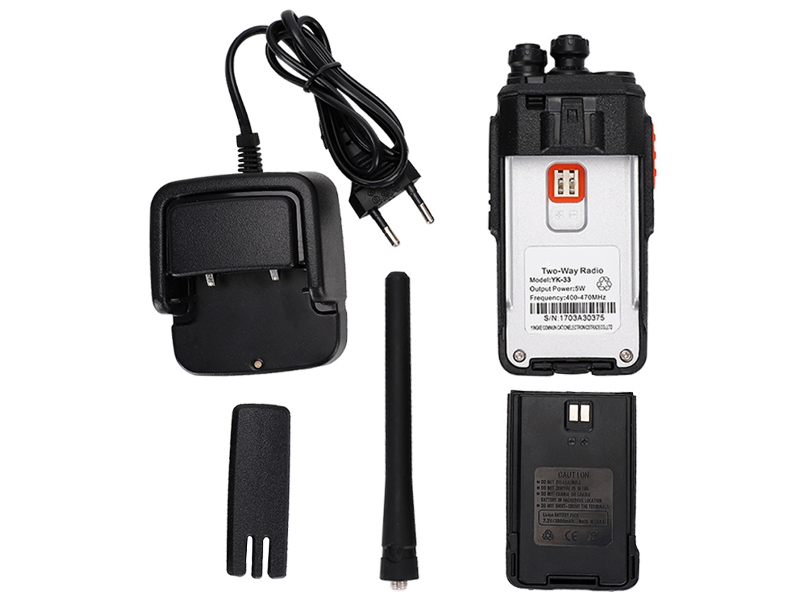 Yk-33 Rádio Bidirecional Para Frota Turística Rádio Walkie Talkie Portátil