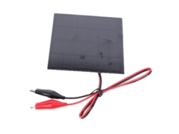 Painel Solar de 2w 6v com Clip Placa de Carregamento Diy para Brinquedos Lâmpadas | S/MARCA